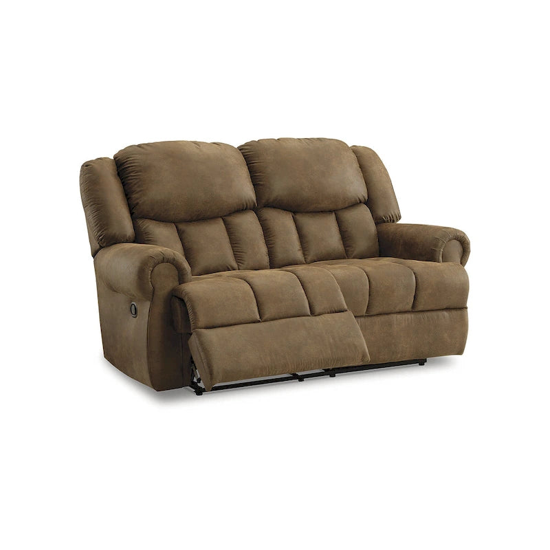 Boothbay Brown Reclining Loveseat - 75  W x 42  D x 47  H