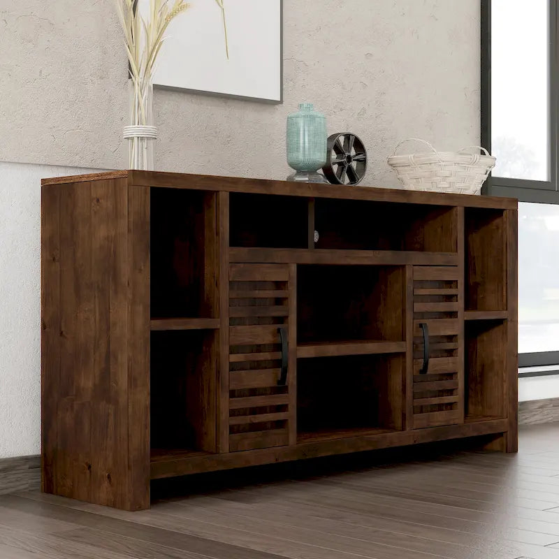 Sausalito 64 inch TV Stand for TVs up to 70 inches, No Assembly Required
