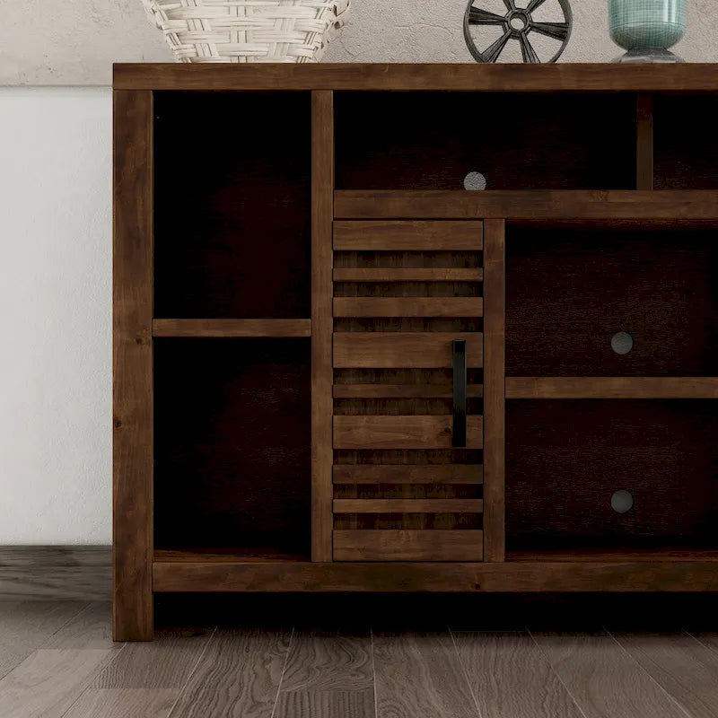 Sausalito 64 inch TV Stand for TVs up to 70 inches, No Assembly Required