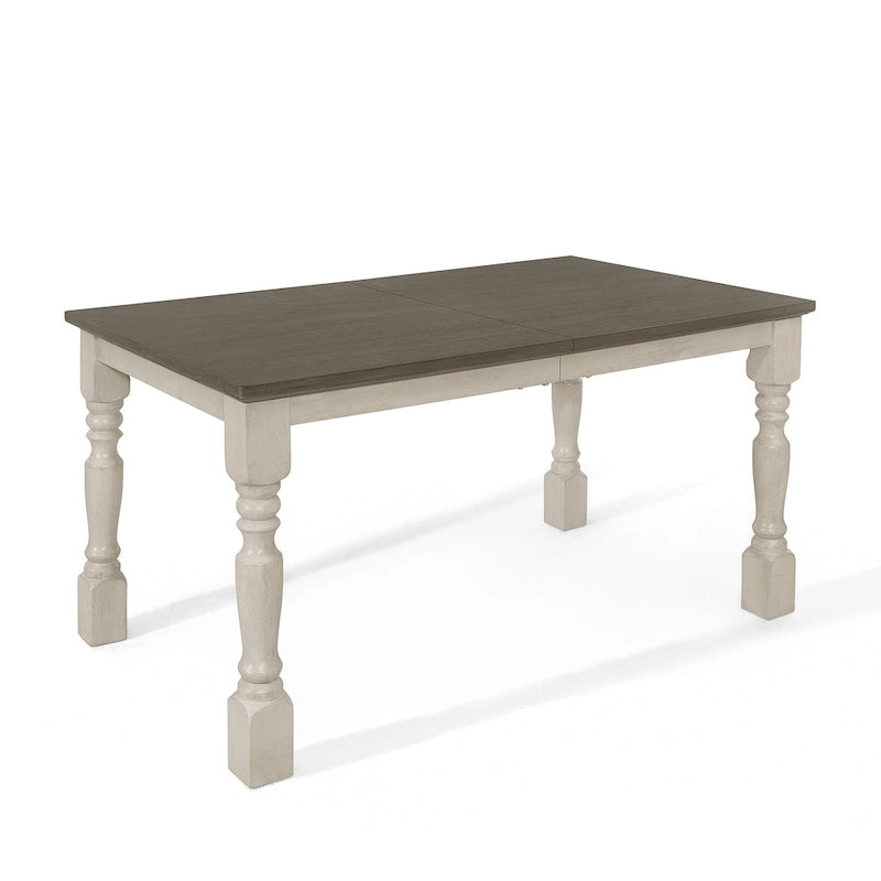 CraftPorch Mid-century Elegant Two-tone Dining Table - Grey