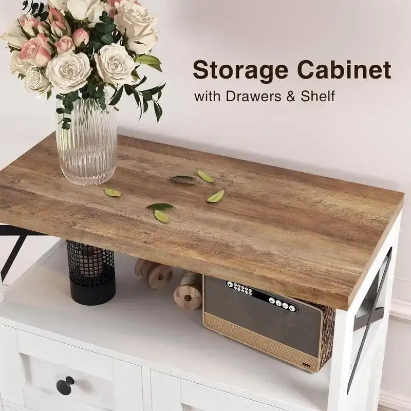 Freestanding Kitchen Pantry Cabinet - 11.6  D x 23  W x 42.5  H