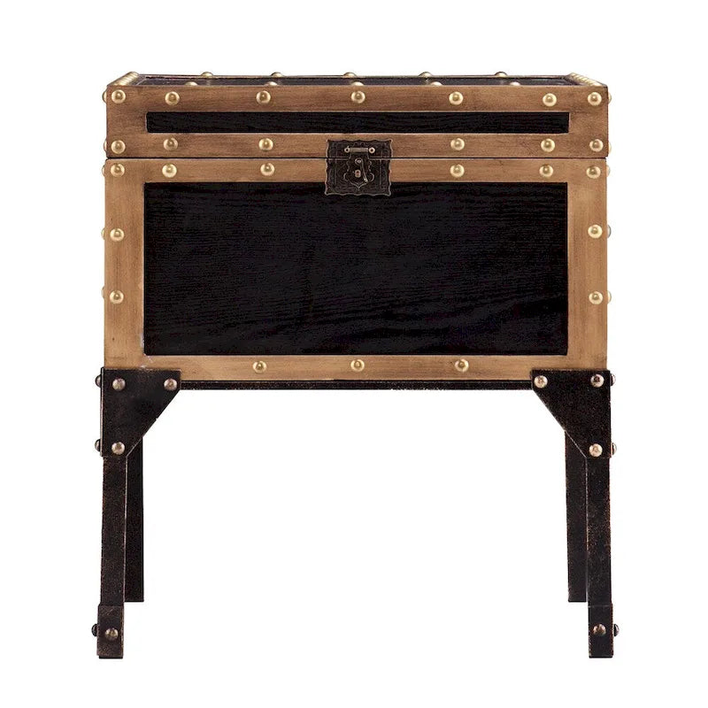 Azul Antique Trunk Side Table