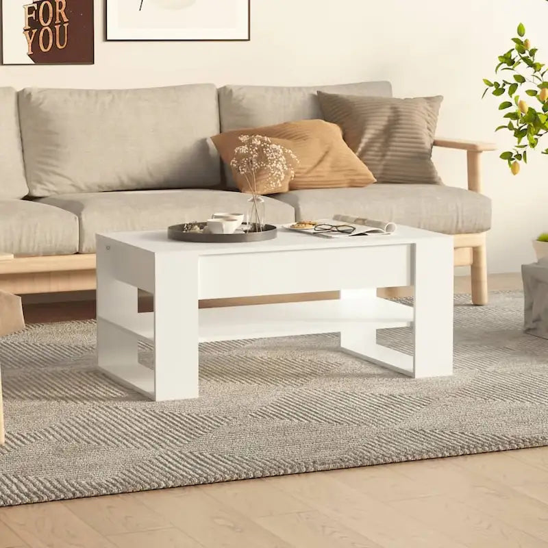 vidaXL Coffee Table multicolor 40.2  x21.7  x17.7   Engineered Wood