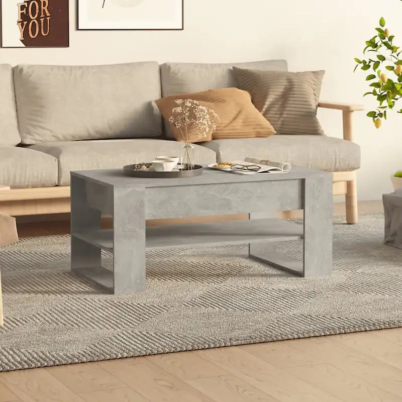 vidaXL Coffee Table multicolor 40.2  x21.7  x17.7   Engineered Wood