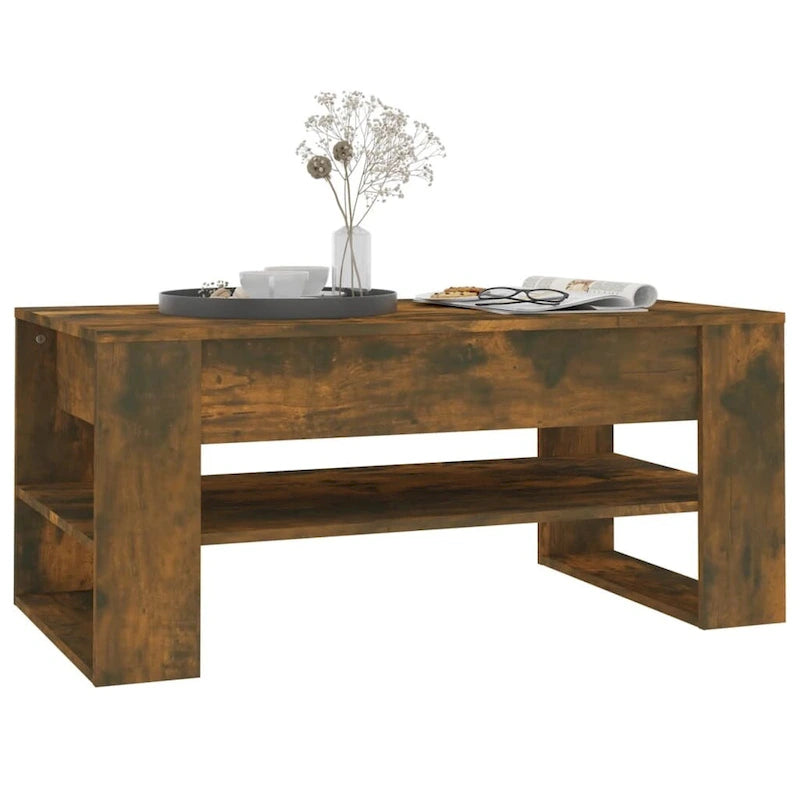 vidaXL Coffee Table multicolor 40.2  x21.7  x17.7   Engineered Wood