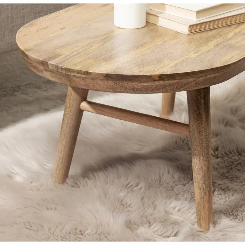 Conan Oval Wood Coffee Table